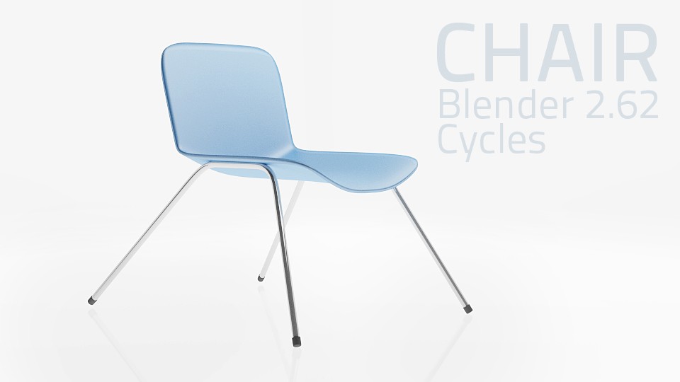 chair - basic plastic + metal  preview image 1